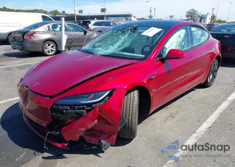 2025 Tesla Model 3 Long Range Rear-Wheel Drive из США, поврежденный, VIN 5YJ3E1EA1SF066969